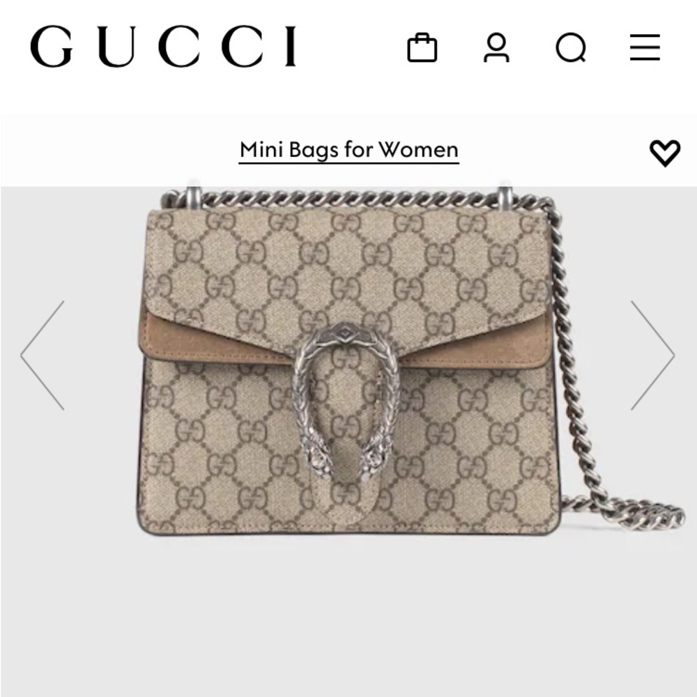 Dionysus GG Supreme Mini Bag